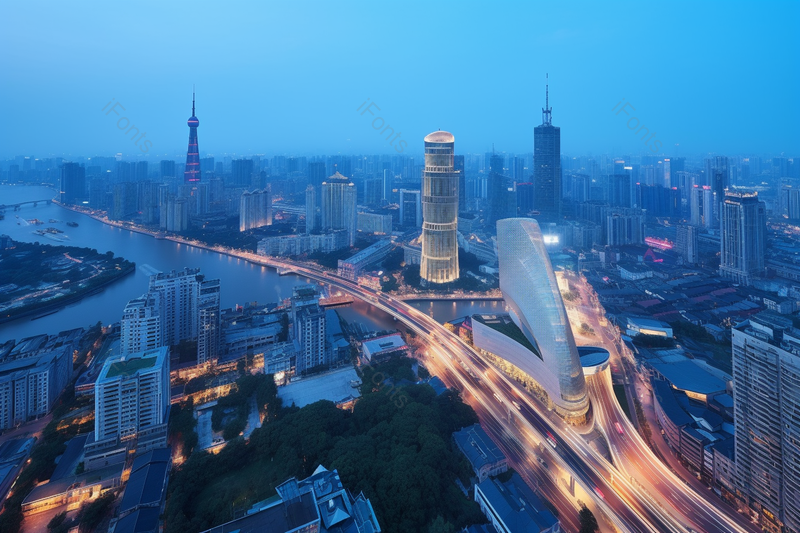 现代化城市建筑城市恢宏夜景,高清,摄影图,摄影图片,图片大全,摄影图免费下载
